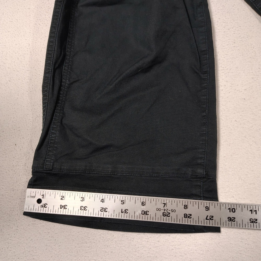 Columbia Capri Pants Womens Size 8 Black Cotton Blend Stretch Outdoor Utility - Picture 6 of 12